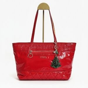 Coach 2011 Red Patent Leather Tote